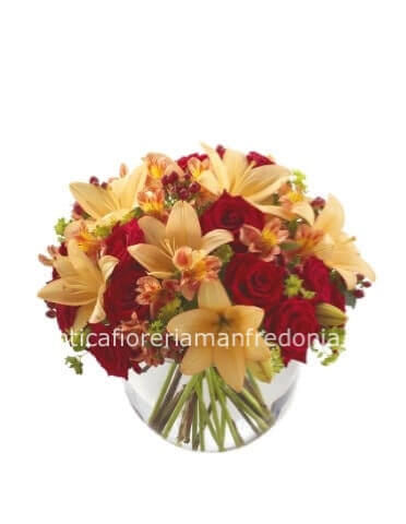 mazzo di lilium particolare